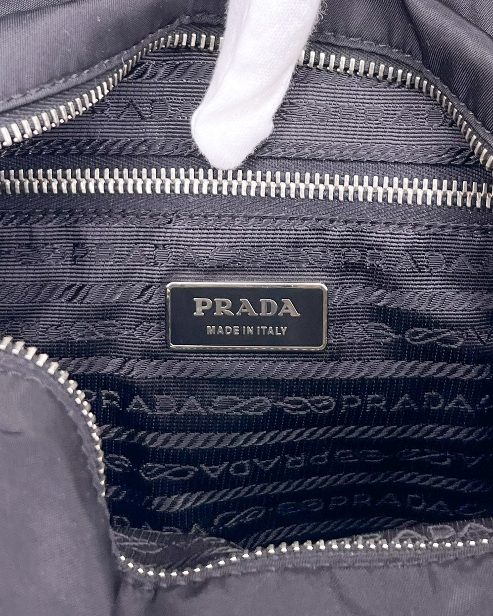 Prada Nero Tessuto Bag Black